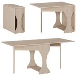 RODNIK FLEXI 80 x 76 x 80 cm Eiche Sonoma