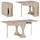 RODNIK FLEXI 80 x 76 x 80 cm Eiche Sonoma