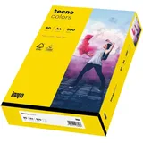 Inapa tecno Kopierpapier colors intensivgelb DIN A4 80 g/qm 500 Blatt