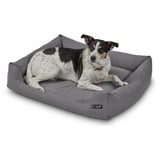 LOOPdogs Hundekorb LIEBLINGSPLATZ grau 87 cm x 107 cm