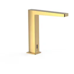 Tres Slim Exclusive, Elektronische Waschbeckenarmatur mit fester Wassertemperatur, 24k Gold