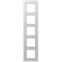 Jung AV585GLMWW Glasrahmen 5fach, alpinweiß