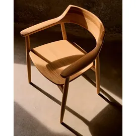 Kave Home Fondes Stuhl 55 x 60 x 85 cm beige