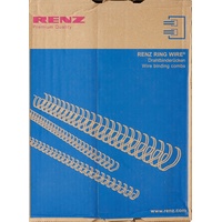 RENZ Ring Wire Drahtkamm-Bindeelemente in 3:1 Teilung, 34 Schlaufen,