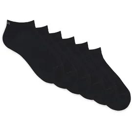 Hugo Herren, Sneakersocken, 6er Pack - UNI Baumwollmischung, Logo schwarz 39-42