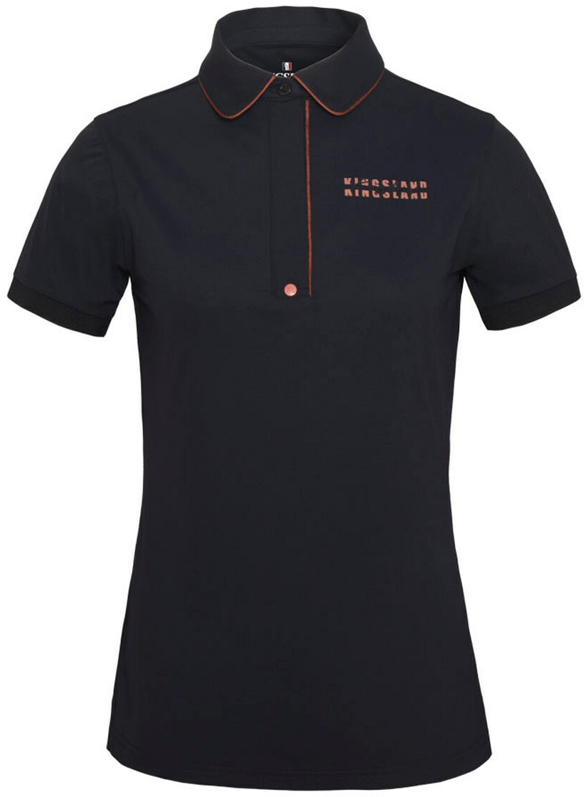 Kingsland olena Mikro-Pique Poloshirt für Damen Navy Sommer 2022, Größe: M