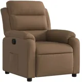 vidaXL Relaxsessel Braun Stoff