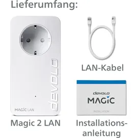 devolo Magic 2 LAN 2400 Mbit/s 1 Adapter 8252