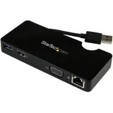 Startech StarTech.com USB 3.0 Universal Laptop Mini Dockingstation mit HDMI oder VGA, Gigabit Ethernet, USB 3.0