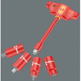 WERA 410 i VDE B Vierkant-Schraubendreher 3/8" x 130 mm Rot