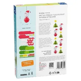 HABA Erstes Fädeln Filzgirlande Weihnachtsmann Bastelset