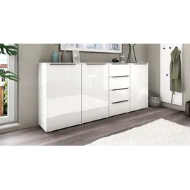 borchardt Möbel Highboard 200 x 93 x 35 cm Weiß
