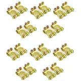 Solartronics Batterieklemmen 12V 24V Typ STBK1 Autobatterie Solarbatterie Polklemmen Massiv Anzahl: 10 Paar)