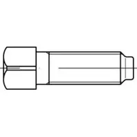 Industrial Quality Supplies DIN 479 Vierkantschraube VG M16x60 Stahl