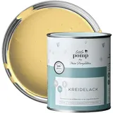 MissPompadour Kreidefarbe für Möbel Gelb & Kreativ 750ml - Holzfarbe, Holzlack matt innen - Möbellack, Möbelfarbe ohne Schleifen - Kreidefarbe für Holz, Metall, Kunststoff - LittlePomp