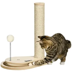 PawHut Kratzbaum Spanplatte, Jute