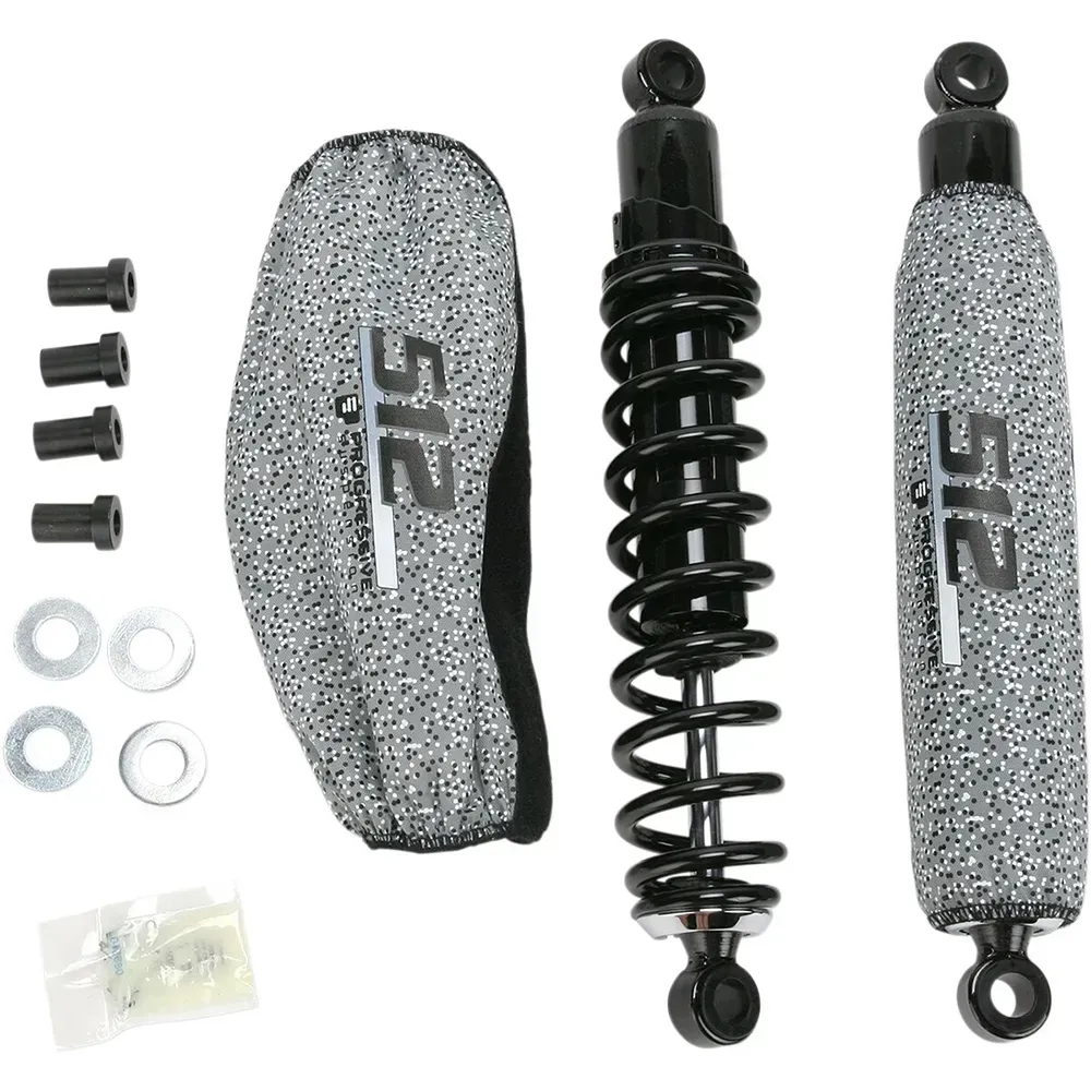 Progressive Suspension 512-1017b Hinterer Stoßdämpfer - Black / White - One Size