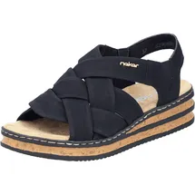 Rieker 6290800 629 für Damen, schwarz, Größe 39 EU