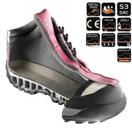 Topex Damen-arbeitsschuhe S3 SRC, Leder metallfrei 38