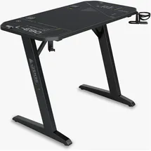 SENSE7 Nomad Cybernetic Gaming Tisch Schwarz