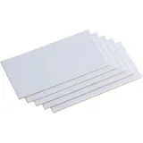 Metafranc WU0645436 Filzgleiter quadratisch, selbstklebend Weiß (L x B) 200 mm x 100 mm 1 Set