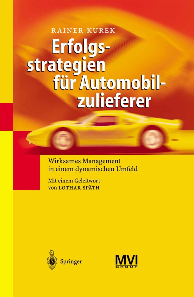 Erfolgsstrategien Für Automobilzulieferer - Rainer Kurek  Kartoniert (TB)
