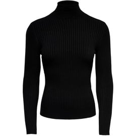 Only Damen Langarm Rollkragen Pullover Strick ONLKAROL Grau W. Melange 15165075 M