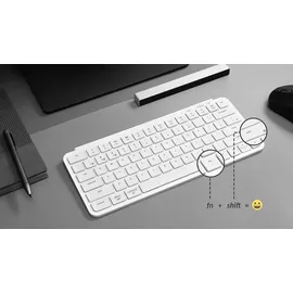 Keychron B1 Pro Funktastatur Englisch - White