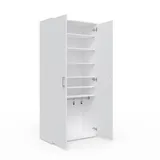 Vicco Schuhschrank TORGE Weiß - Wandschrank Stiefelschrank Schuhe Schuhregal