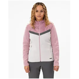 Jako Damen Kapuzenjacke Iconic Soft grey/dusky pink/anthra Light 34