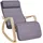 Songmics Relaxsessel SONGMICS Baumwolle 70 x 100 x 80 cm Grau mit verstellbarer Fußstütze