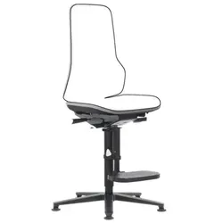 Basisstuhl NEON grau m. Gleiter u. A.-Hilfe