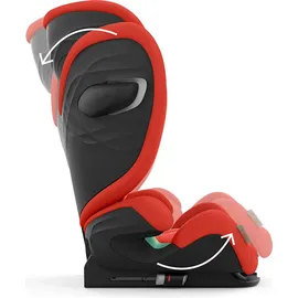 Cybex Gold - Kindersitz Solution G i-Fix Plus - Hibiscus Red
