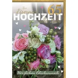 Eiserne Hochzeitskarte 73050 Bild