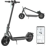 Odys Phi X30 E-Scooter mit Straßenzulassung & Federung, (max. 20km/h, bis zu 35km Reichweite, bis zu 15% Steigungen, 10" Luftreifen, - Schwarz