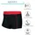 Aquarti Badeshorts rot/schwarz 134