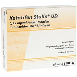 Ketotifen Stulln UD Augentropfen Einzeld 20X0,4 ml