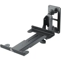K&M 24166 Boxenwandhalterung M Schwarz