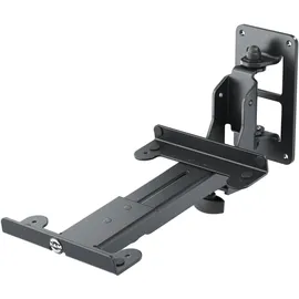 K&M 24166 Boxenwandhalterung M Schwarz