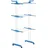 EasyMaxx 16 m blau/weiß