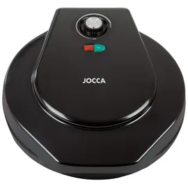 Jocca - Elektrischer Grillofen für Pizzen 30,5 cm | Elektrischer Pizzabackofen | 90°-Öffnung | Antihaftbeschichtete Platten | Regelbare Temperatur