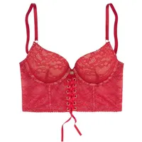 JETTE Push-up-BH Damen rot Gr.85C