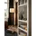 KADIMA DESIGN Wandregal 21 x 20 x 91 cm Weiß