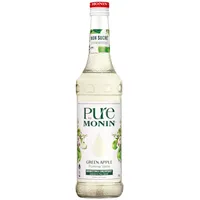 PURE by Monin Green Apple (1 x 0,7l) - Konzentrat ohne Zuckerzusatz für Getränke und Desserts - vielseitiger grüner Apfelgeschmack