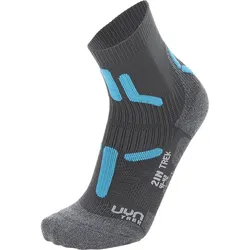 Uyn Woman Trekking 2IN Socks anthracite/turquoise (G439) 35/36