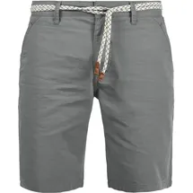 Blend Chinoshorts BLEND "Chinoshorts BHRagna", Herren, Gr. XXL, N-Gr, grau (aluminium), Obermaterial: 100% Baumwolle CO., Hosen Chinoshorts