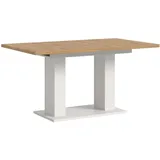 inn.furn Home-X 150 - 190 x 76 cm Eiche/weiß