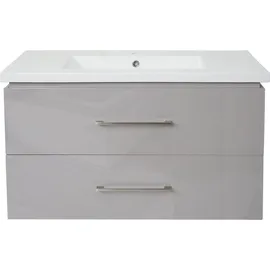 Mendler Waschbeckenunterschrank HWC-D16 91,5 x 54 x 46 cm Grau