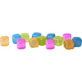Brunner Kunststoff-Eiswürfel 10 Stück Blau/Grün/Pink