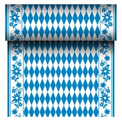 PAPSTAR Tischläufer ROYAL Collection 88159 blau, weiß 40,0 cm x 24,0 m